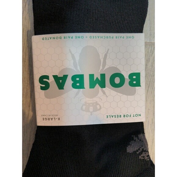 Bombas Bee Better Ankle Low Cut Socks XL 5 Pairs - Picture 5 of 5